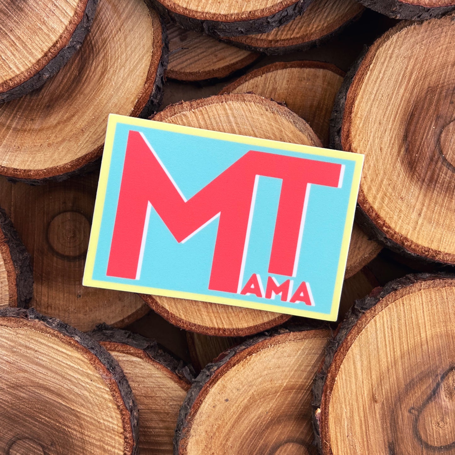 MONTANA MAMA BLOCK STICKER