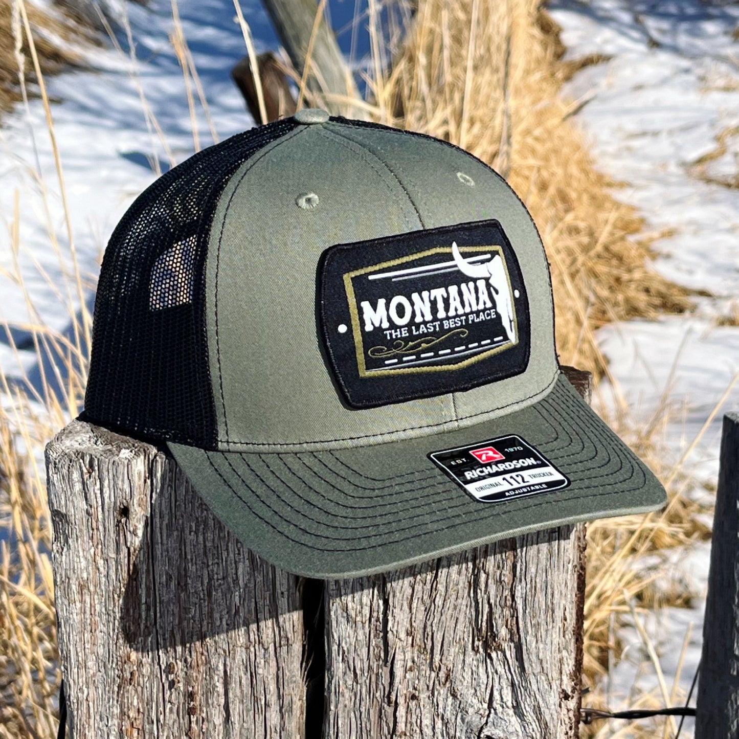 MONTANA LAST BEST PLACE HAT -LODEN/BLACK