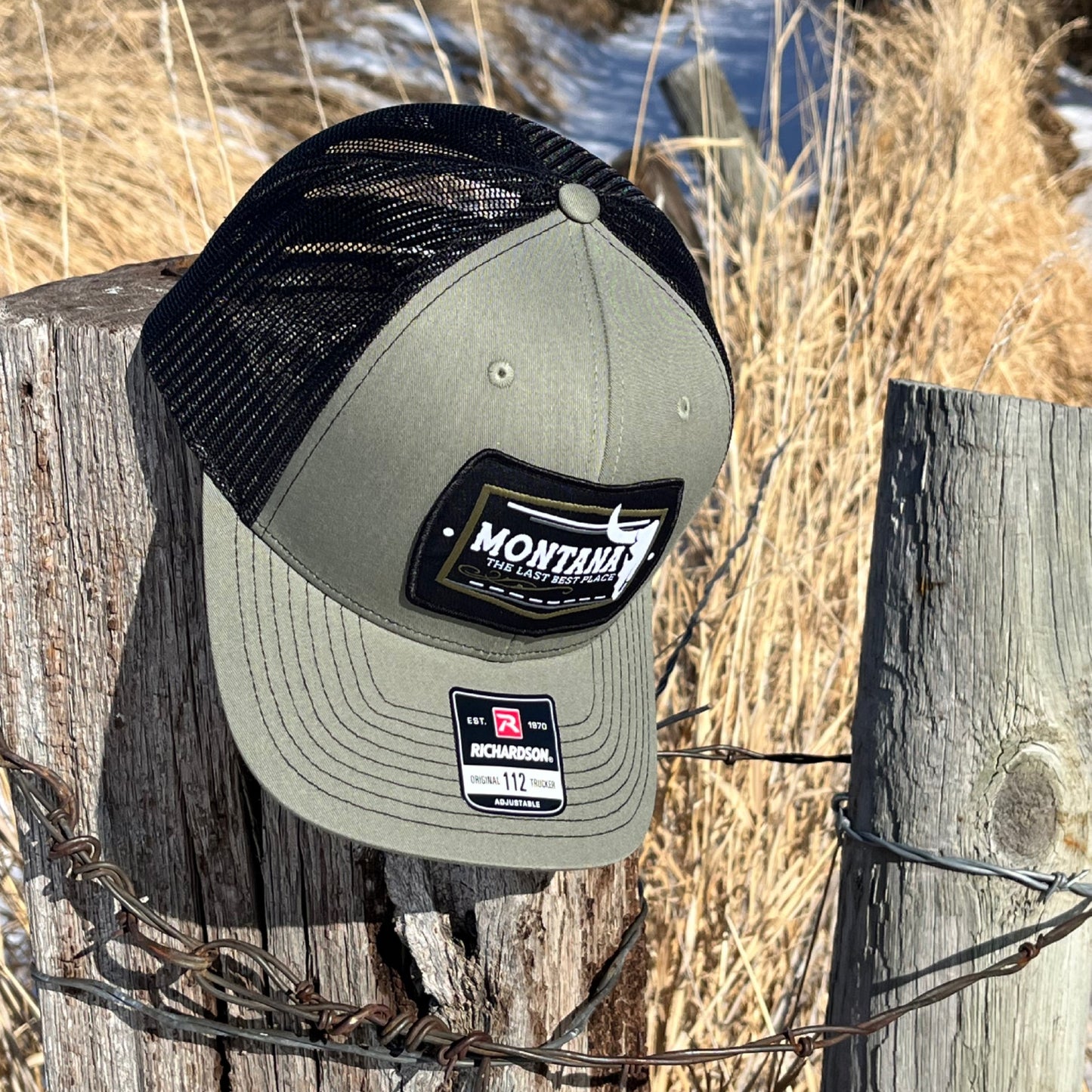 MONTANA LAST BEST PLACE HAT -LODEN/BLACK