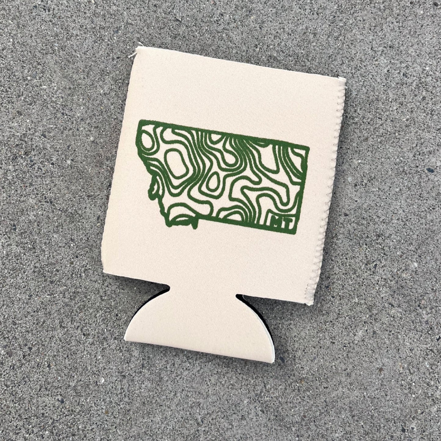 MONTANA TOPOGRAPHIC KOOZIE