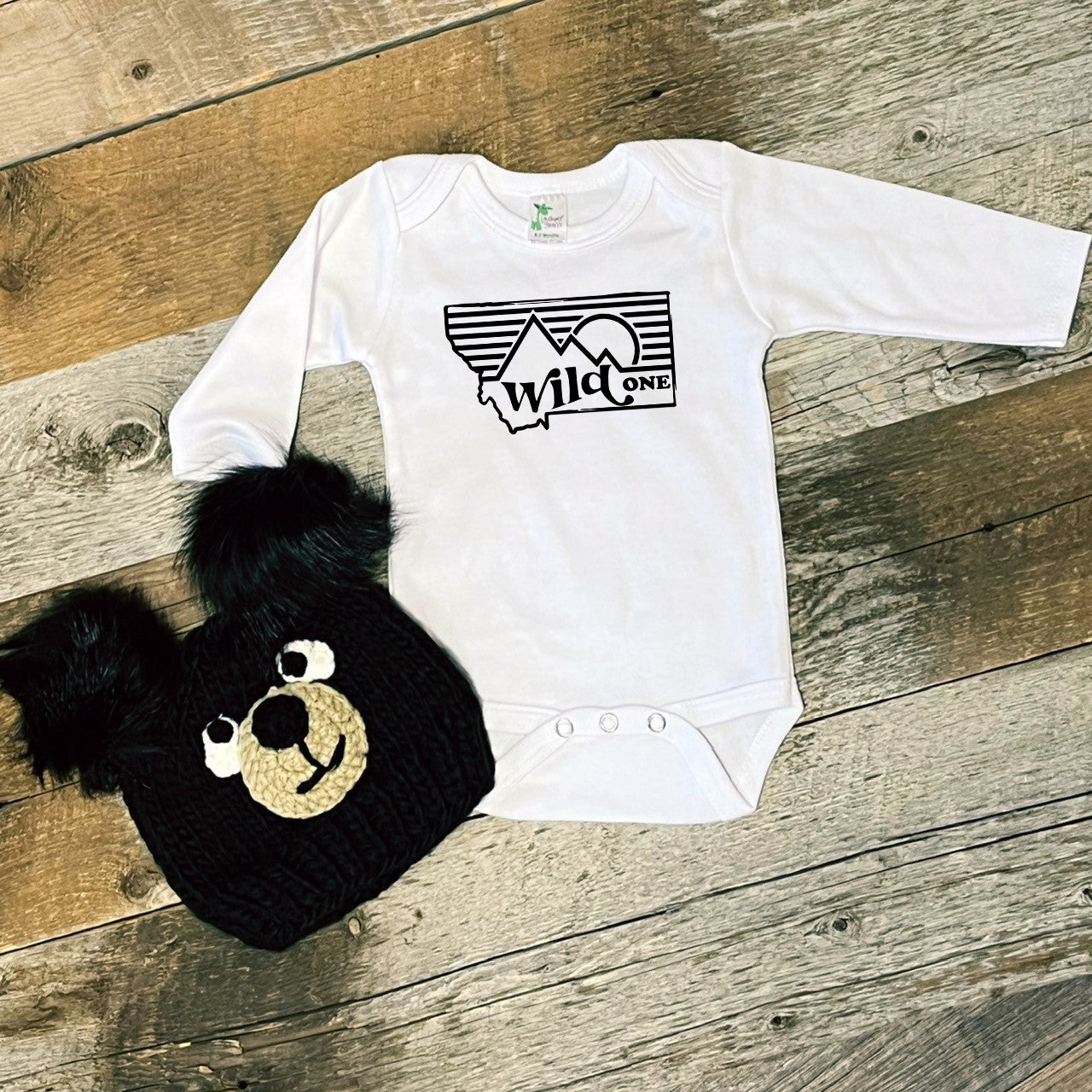 BLACK BEAR BEANIE
