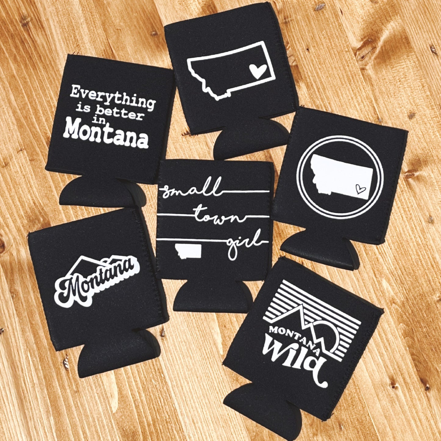 BLACK & WHITE MONTANA KOOZIES
