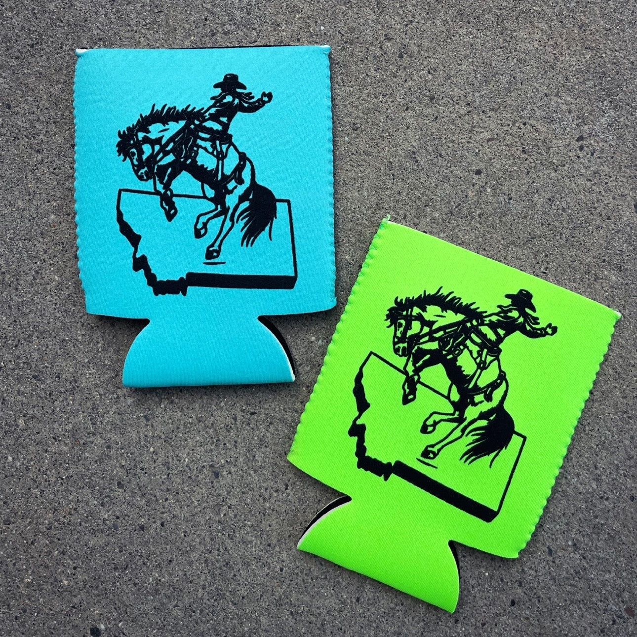 MONTANA BUCKIN' HORSE KOOZIE