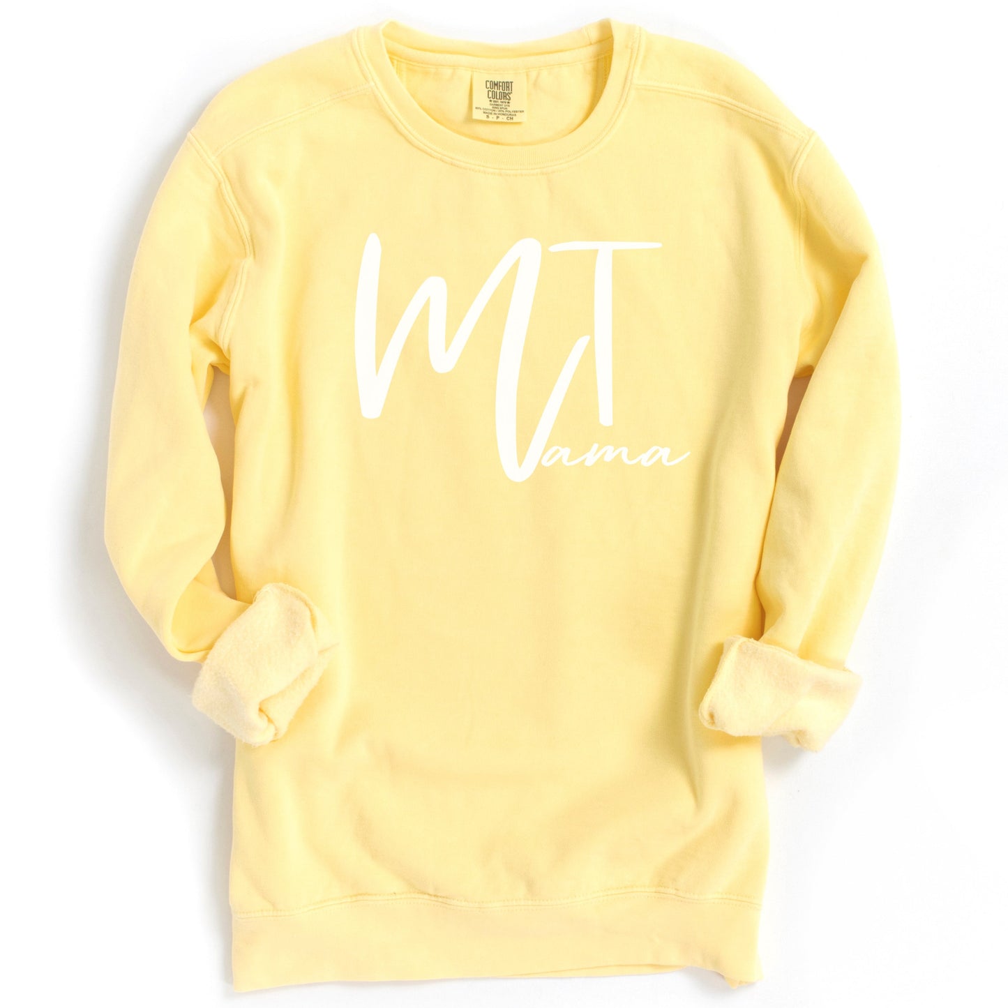 MONTANA MAMA CREWNECK SWEATSHIRT -BUTTER