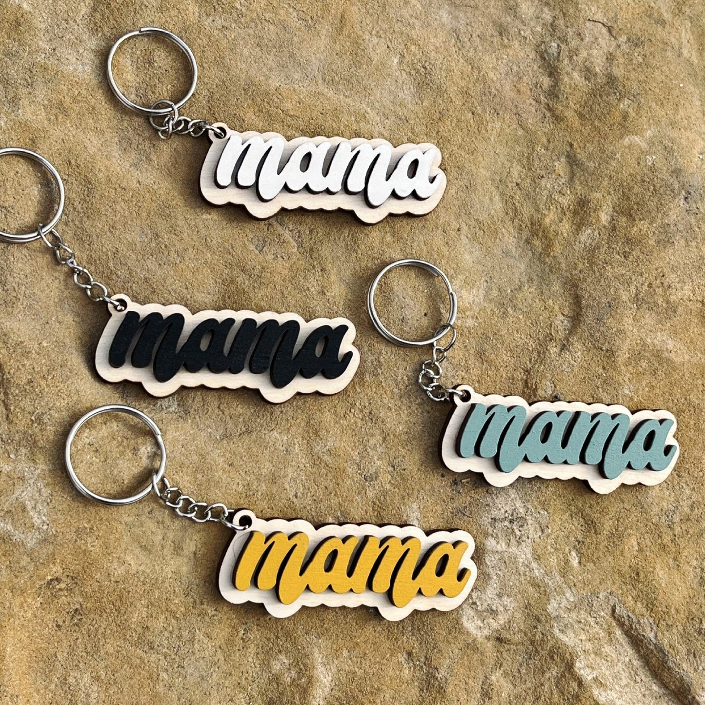 RETRO MAMA KEYCHAINS