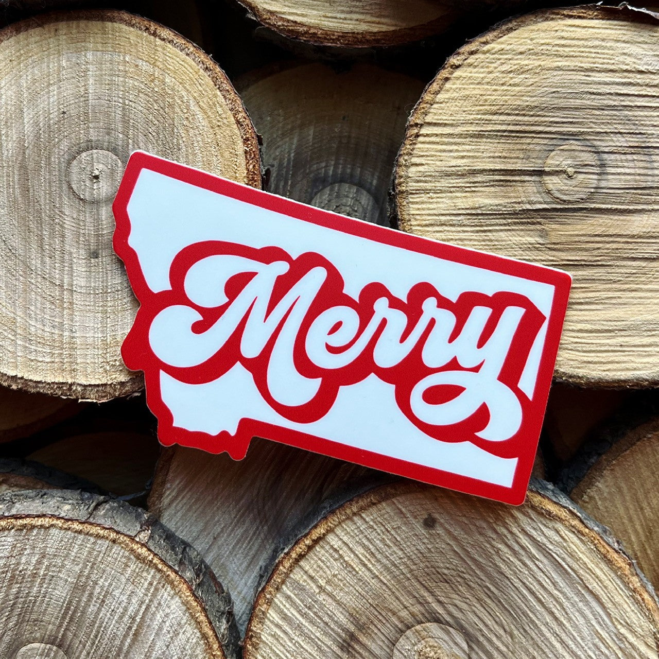 MERRY MONTANA STICKERS