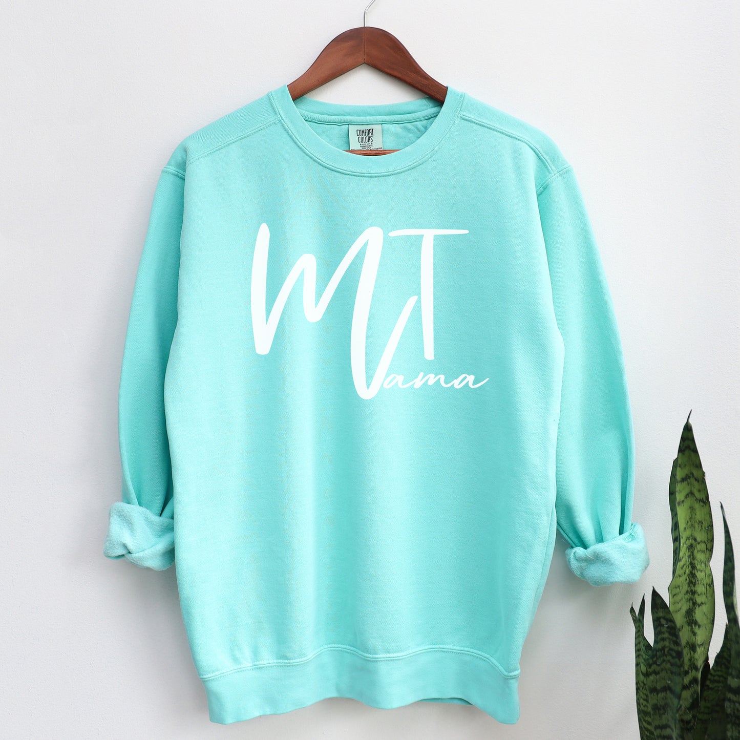 MONTANA MAMA CREWNECK SWEATSHIRT -CHALKY MINT