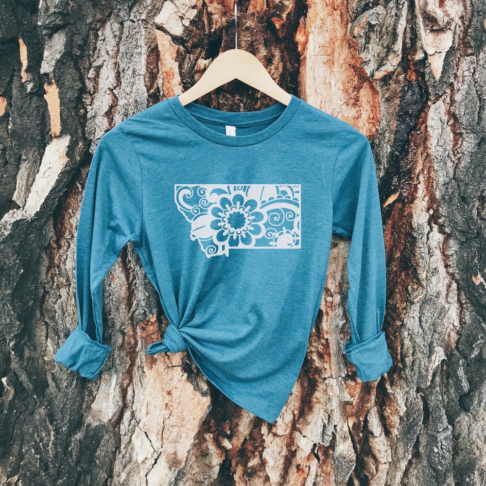 YOUTH FLORAL MONTANA LONG SLEEVE
