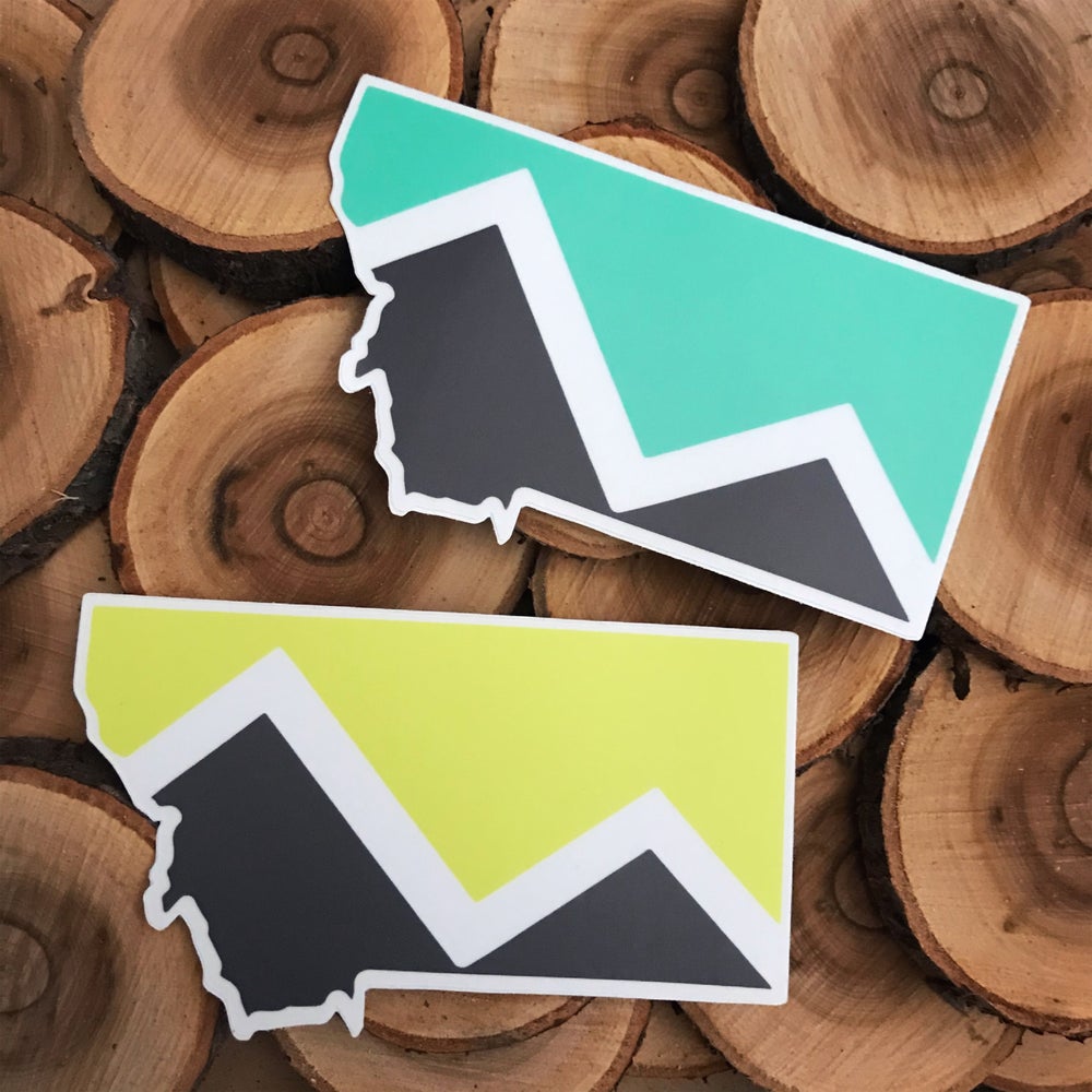 CLOSEOUT! MONTANA MOUNTAIN STICKERS