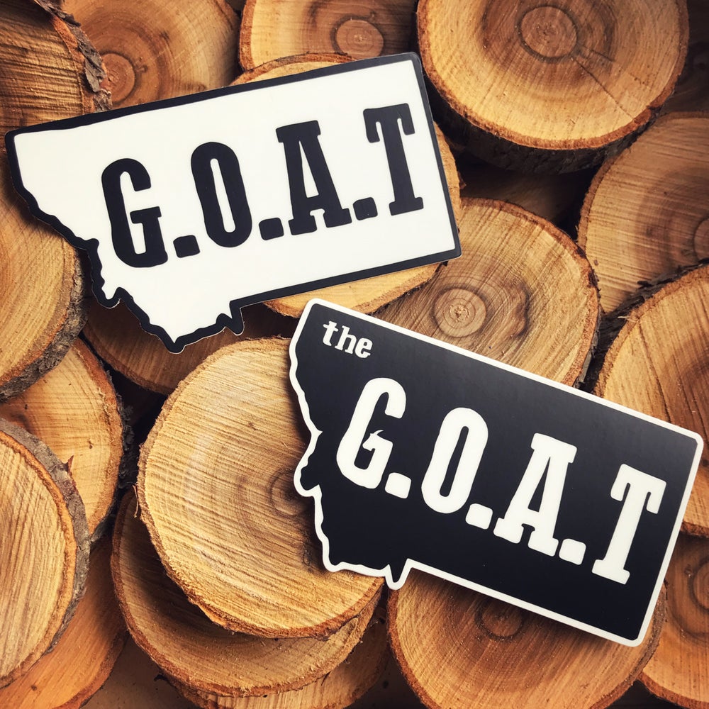 CLOSEOUT! MONTANA GOAT STICKERS