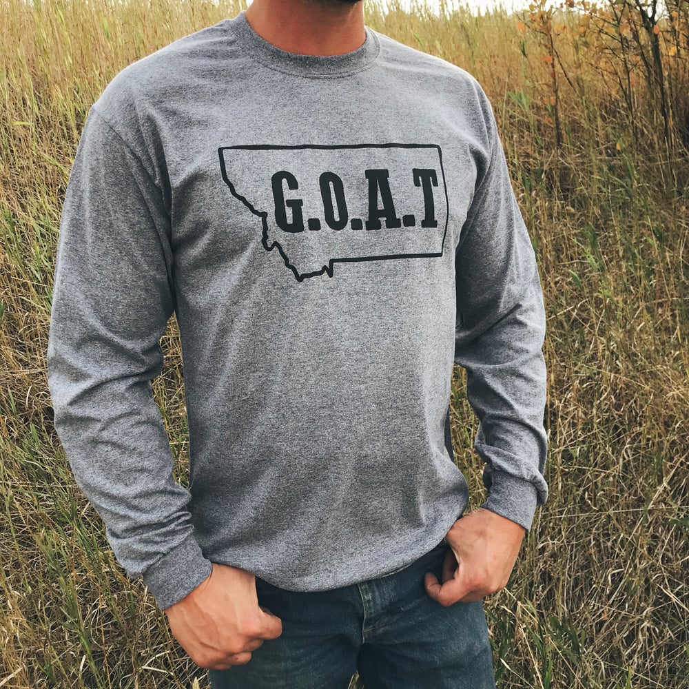 MEN'S MONTANA GOAT LONG SLEEVE -GRAPHITE