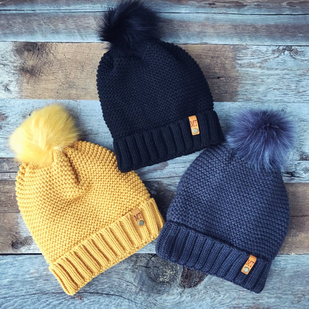 CLOSEOUT! MT LINED POM BEANIE