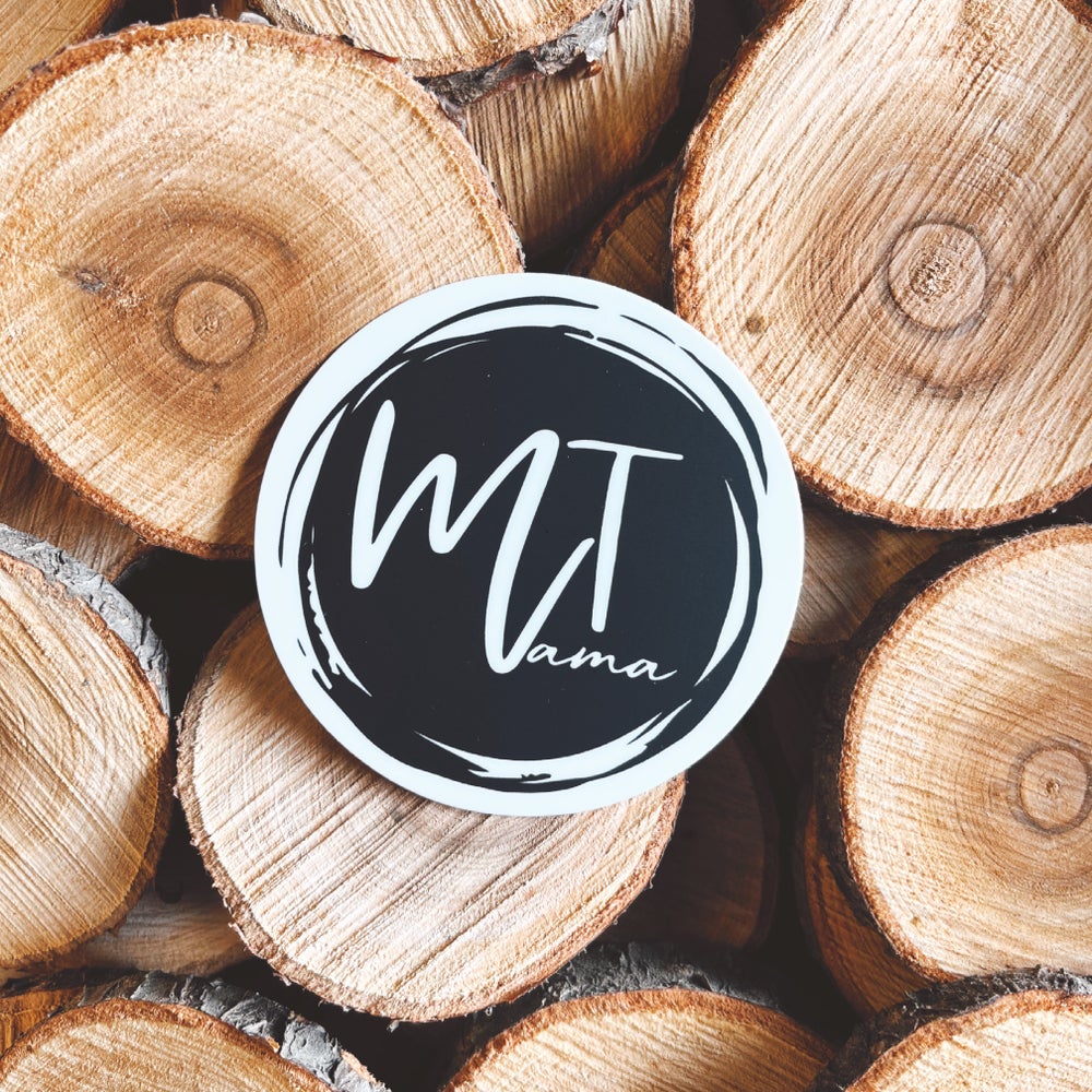 MONTANA MAMA CIRCLE STICKERS