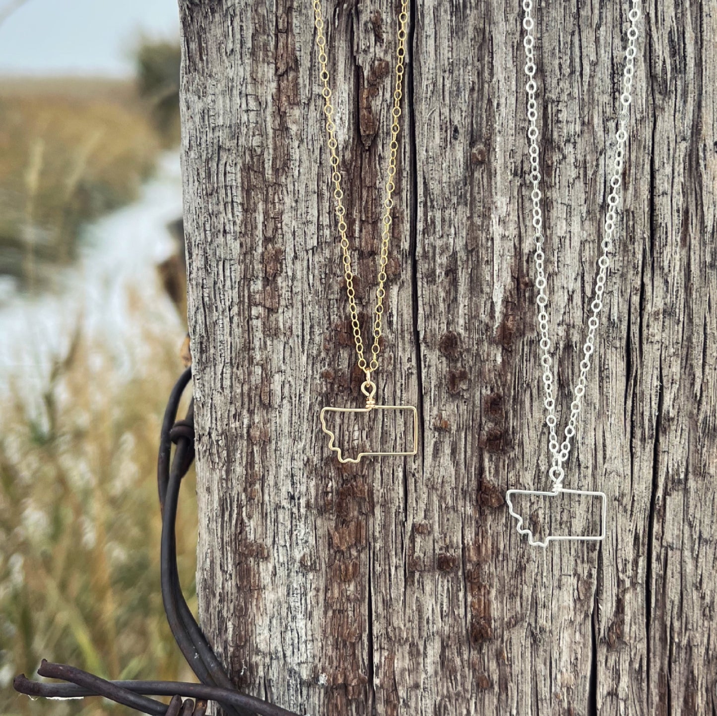 MONTANA OUTLINE NECKLACE