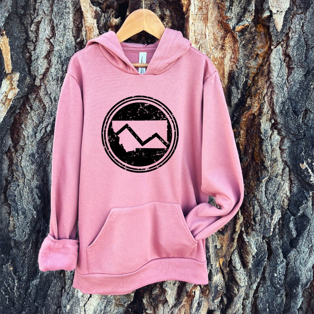 YOUTH MONTANA MOUNTAIN HOODIE -MAUVE