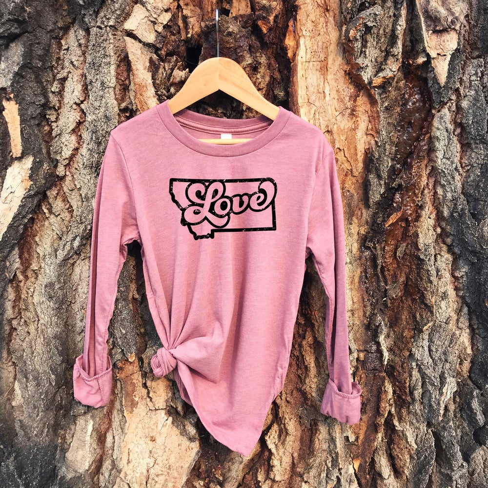 YOUTH MONTANA LOVE LONG SLEEVE -MAUVE