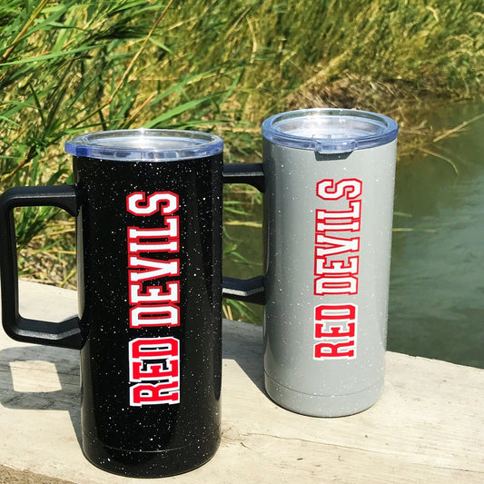 RED DEVILS CAMP TRAVEL MUG