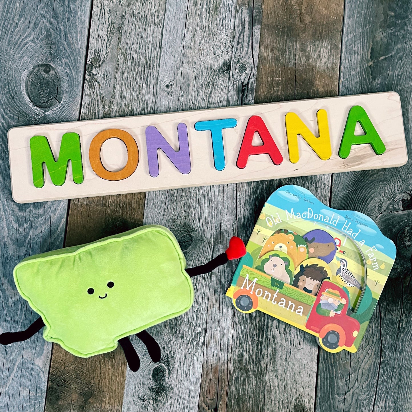 CLOSEOKUT! MONTANA WOODEN PUZZLE