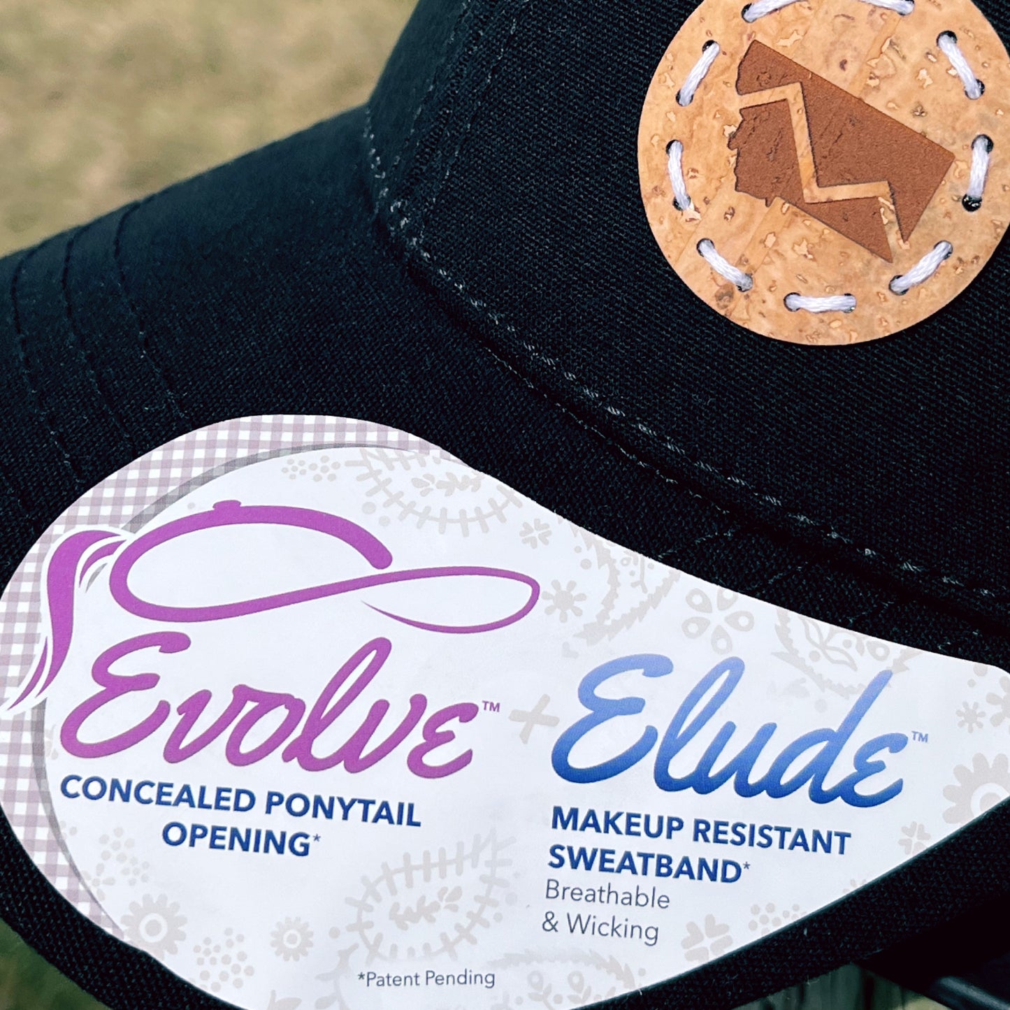 CLOSEOUT! LADIES MONTANA CORK MOUNTAINS PONYTAIL TRUCKER CAP