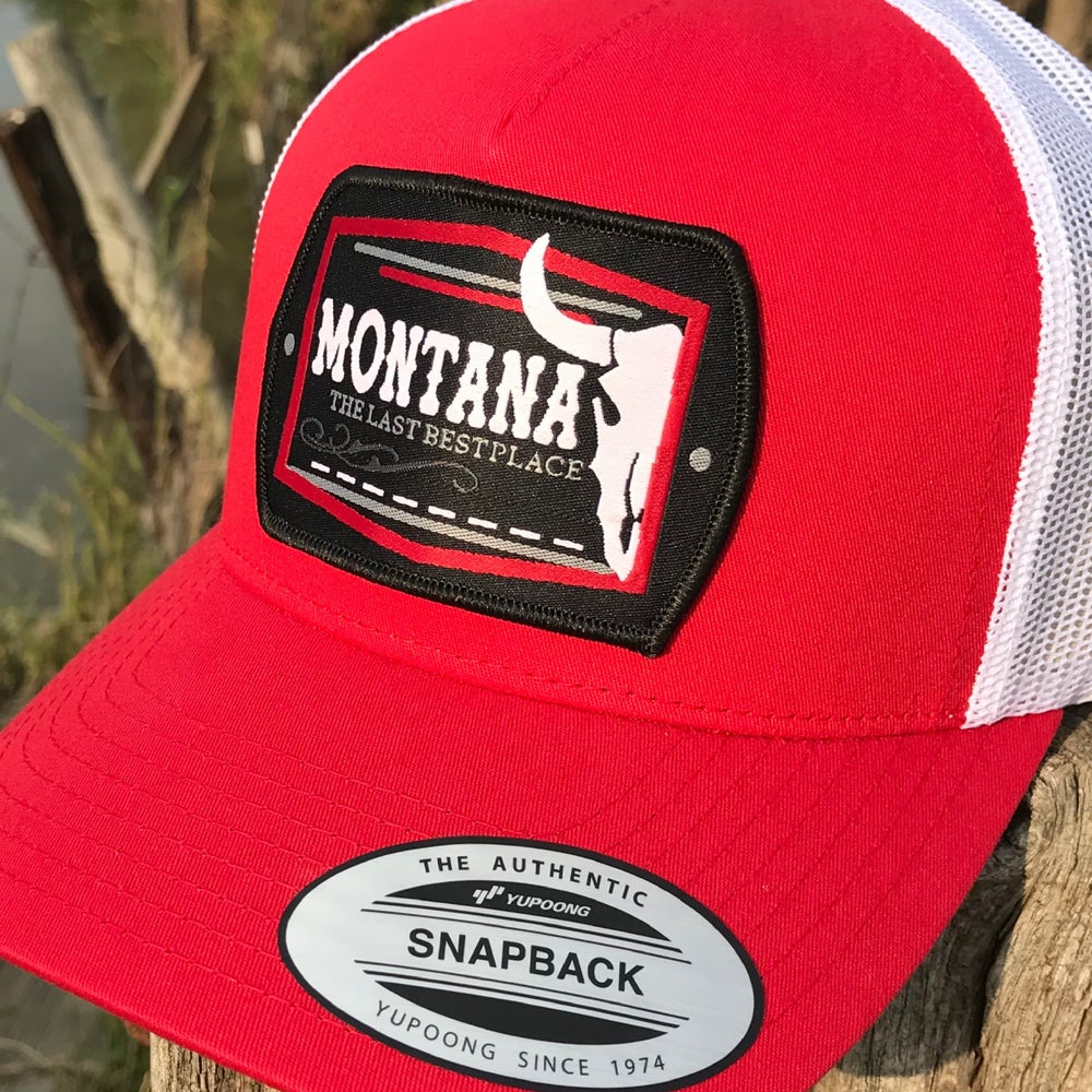 MONTANA LAST BEST PLACE HAT -RED/WHITE