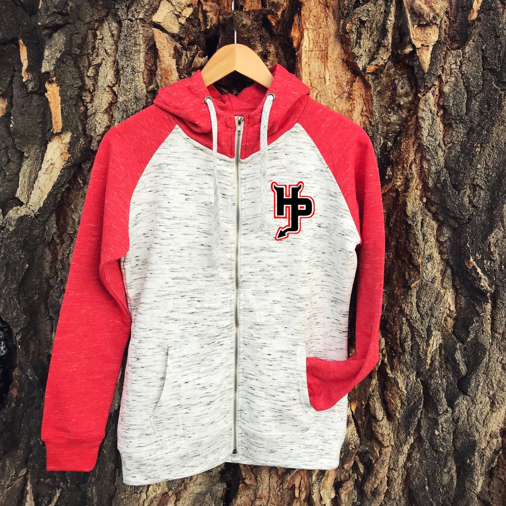 WOMEN'S HP RAGLAN ZIP-UP -2 COLORS AVAILABLE