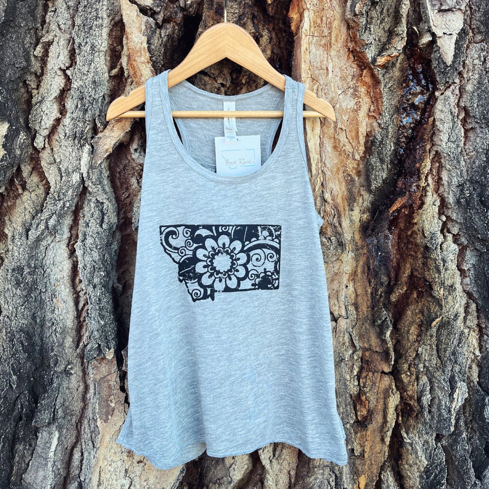 CLOSEOUT! YOUTH FLORAL MT FLOWY TANK