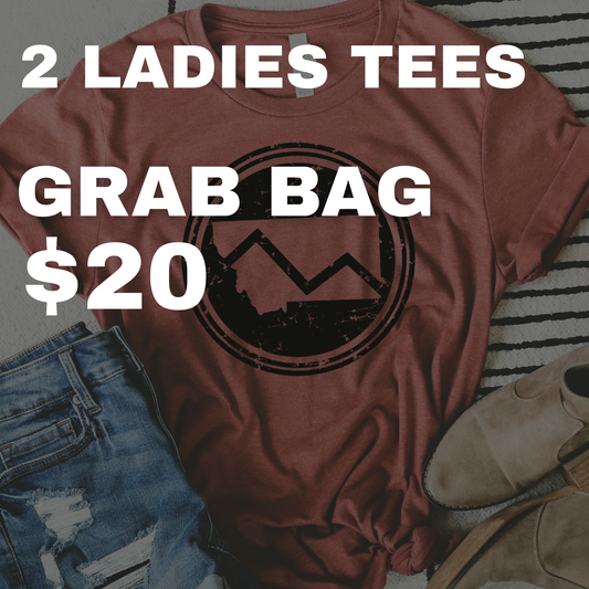 2 LADIES TEES GRAB BAG
