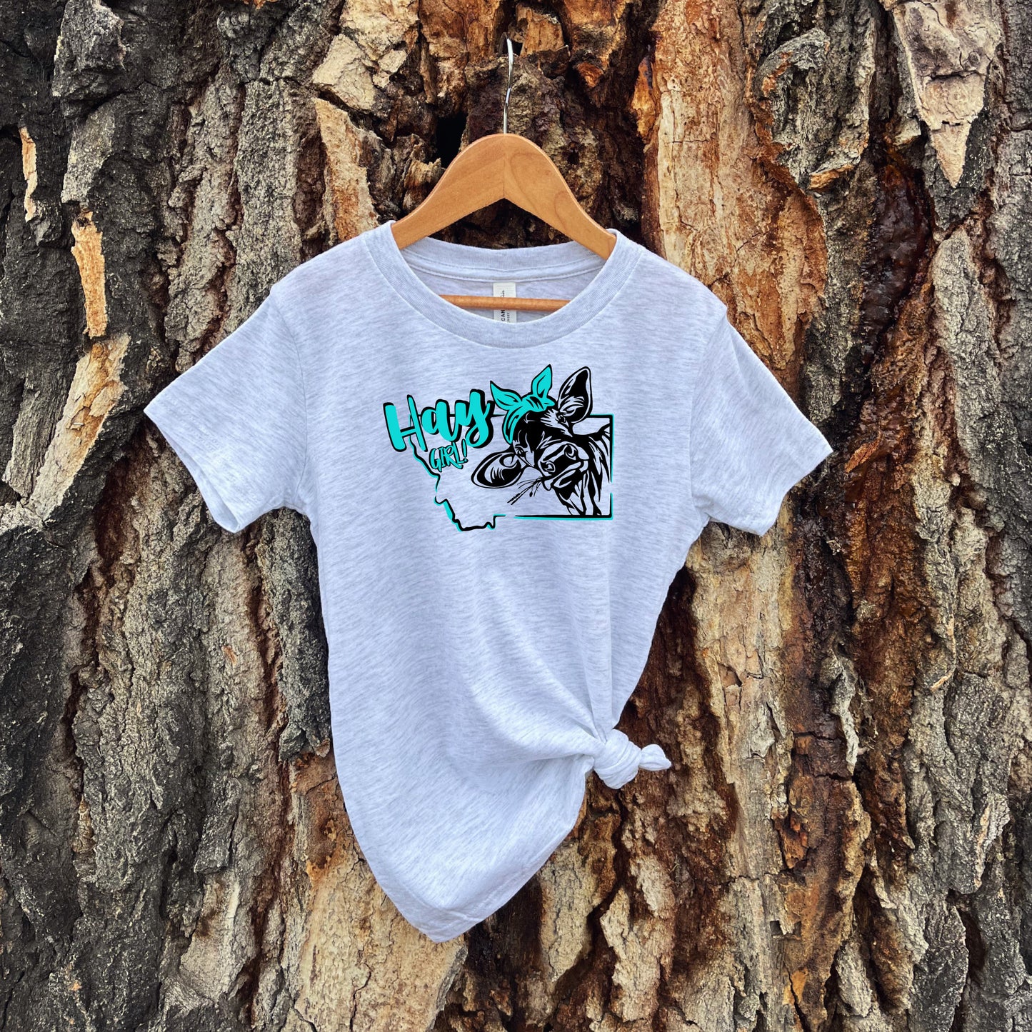 YOUTH MONTANA HAY GIRL TEE