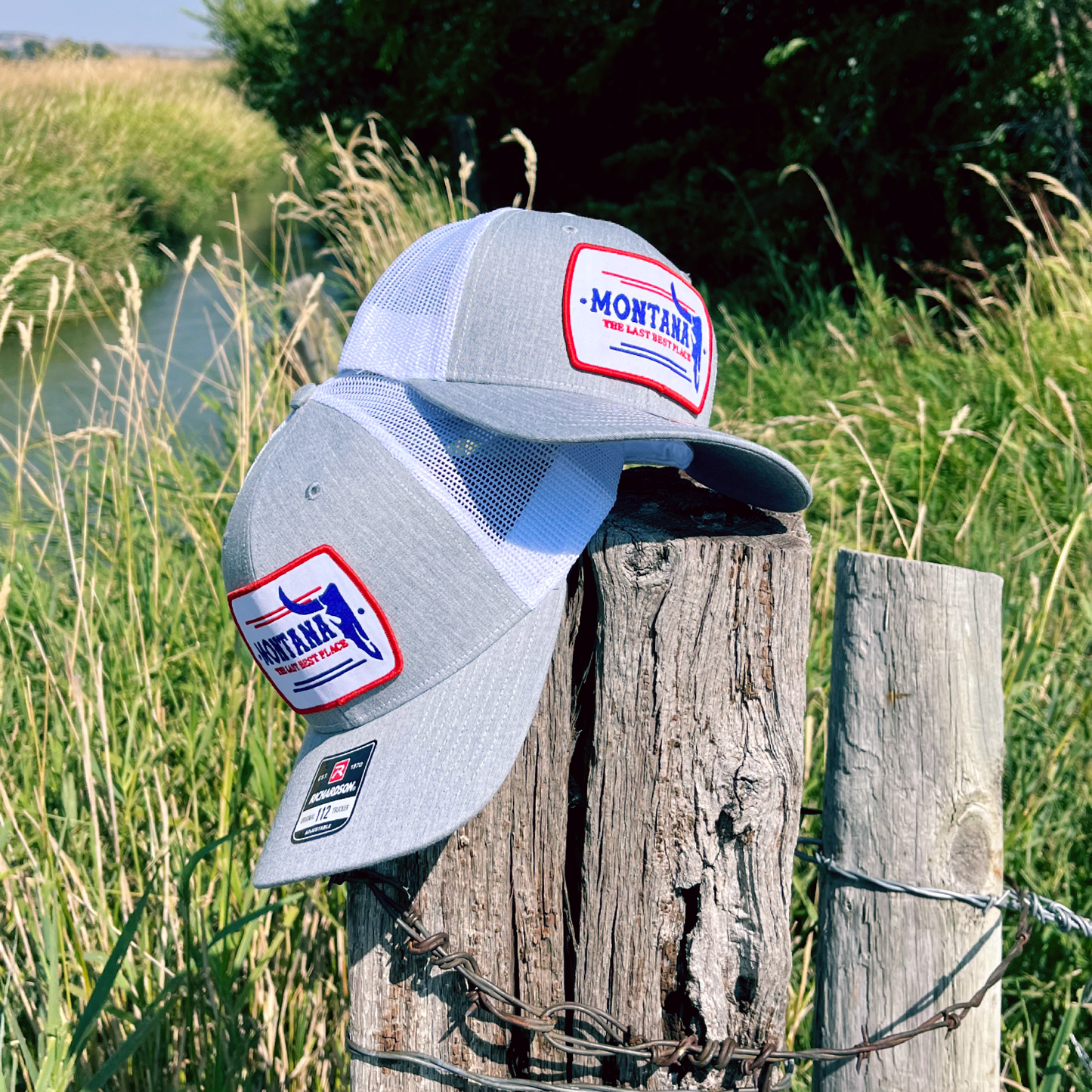 MONTANA LAST BEST PLACE HAT -RED, WHITE, & BLUE