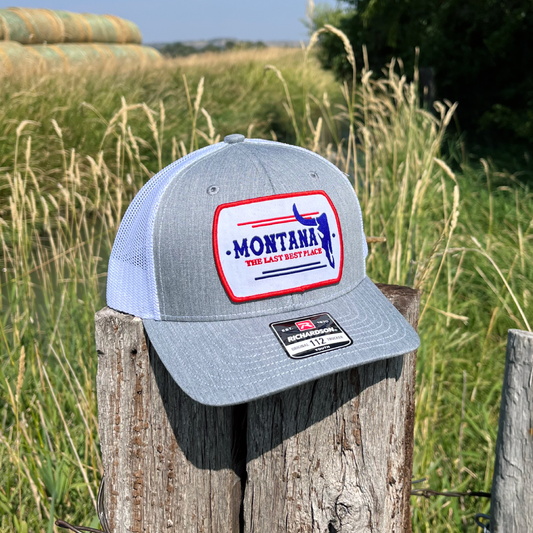 YOUTH MONTANA LAST BEST PLACE HAT -RED, WHITE, & BLUE