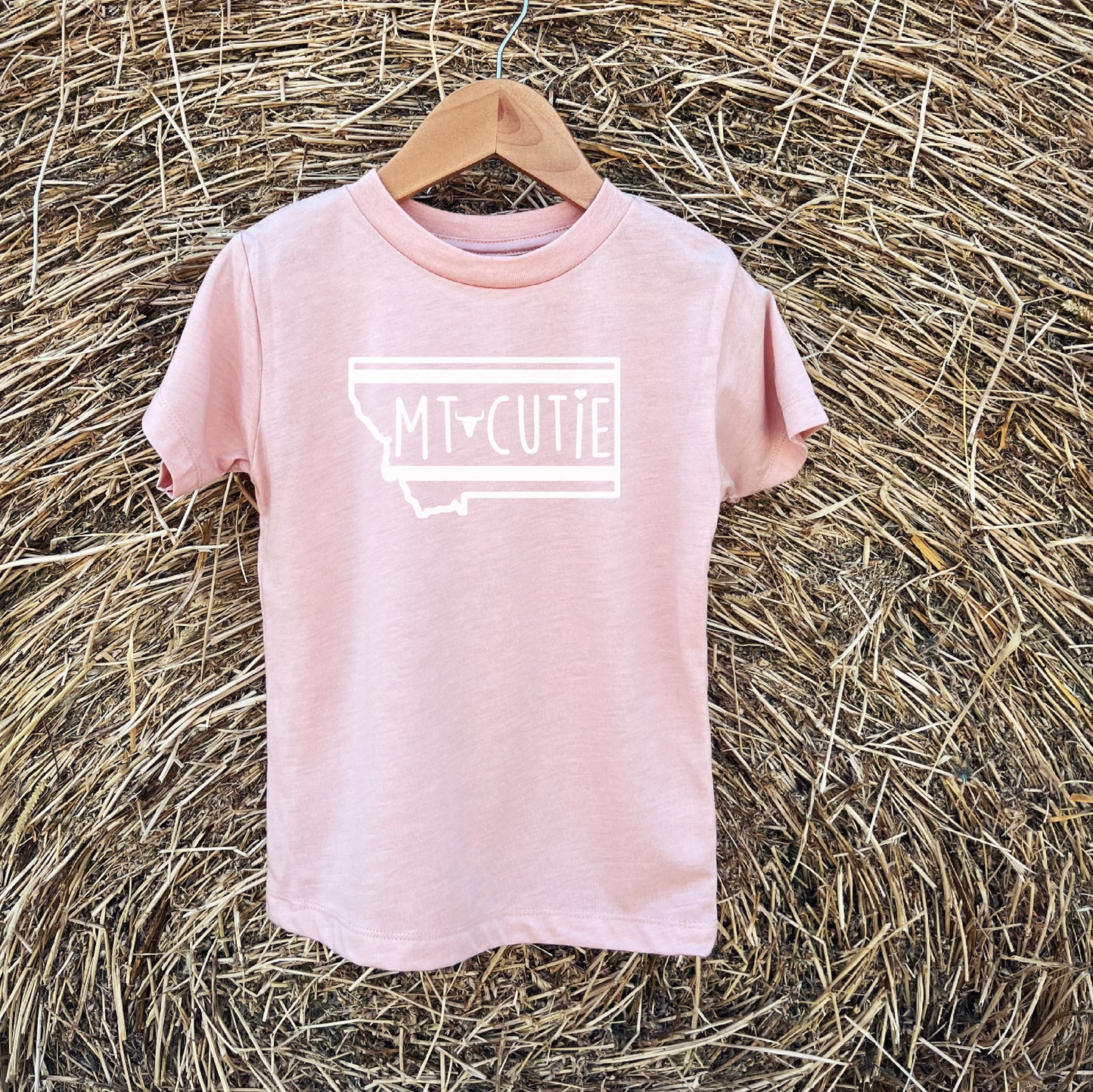 TODDLER MT CUTIE TEE -PEACH