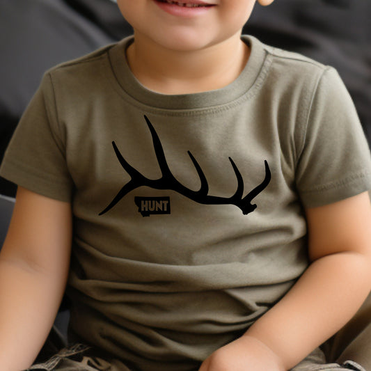 TODDLER MT HUNT SHED TEE -OLIVE