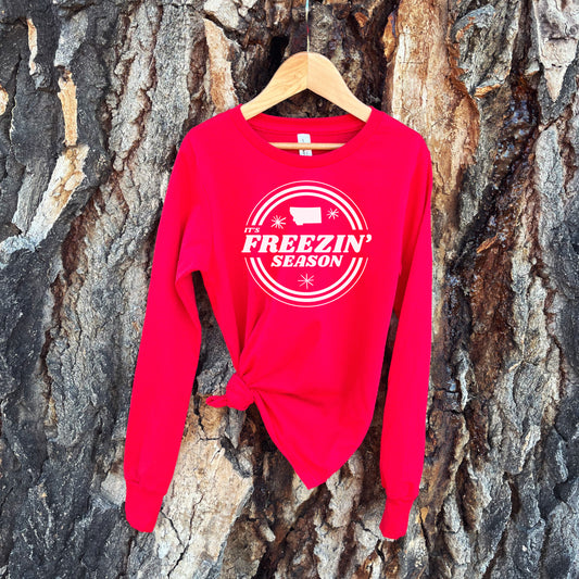 YOUTH MONTANA FREEZIN' SEASON LONG SLEEVE -RED