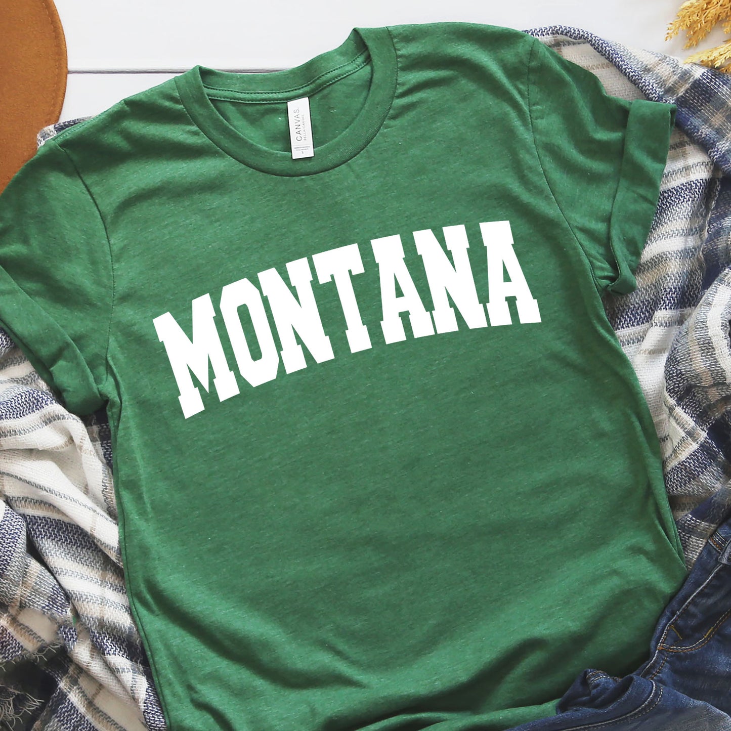 BASIC MONTANA TEE -GREEN
