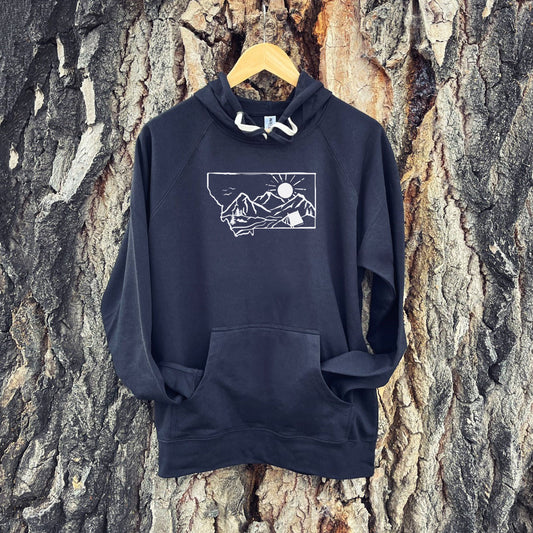 MONTANA CAMP LIGHTWEIGHT HOODIE -BLACK