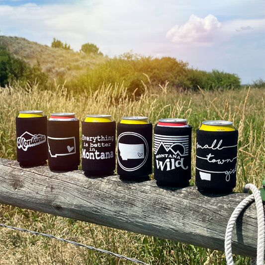 BLACK & WHITE MONTANA KOOZIES