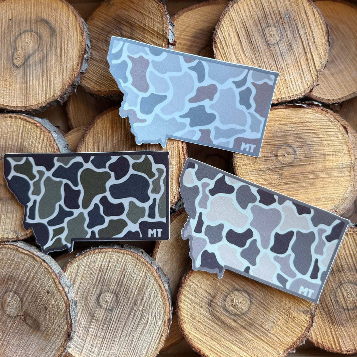 MONTANA DUCK CAMO STICKERS
