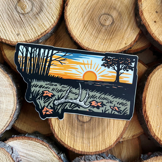 MONTANA FALL SHED STICKER