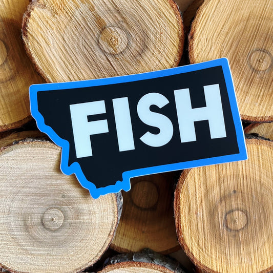 MONTANA FISH STICKER