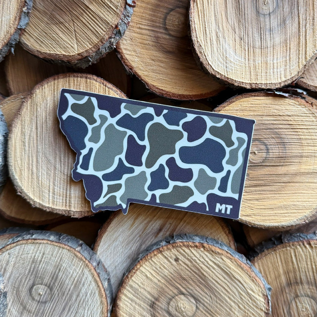 MONTANA DUCK CAMO STICKERS