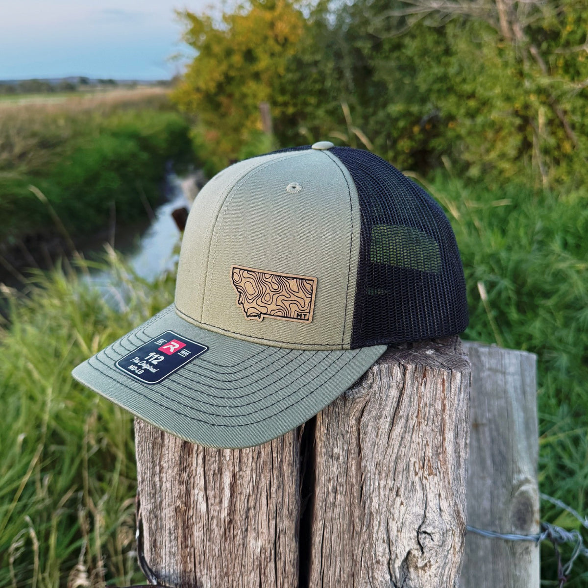 MONTANA TOPOGRAPHIC HAT -LODEN
