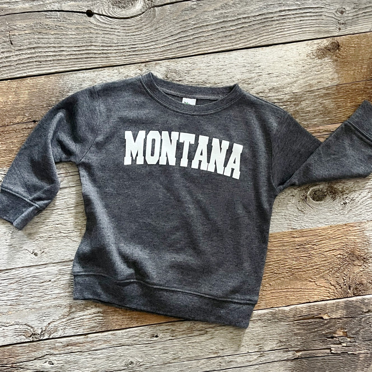 INFANT BASIC MONTANA LONG SLEEVE -BLACK HEATHER