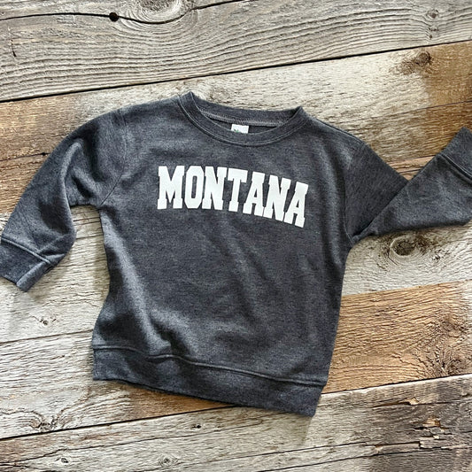 INFANT BASIC MONTANA LONG SLEEVE -BLACK HEATHER