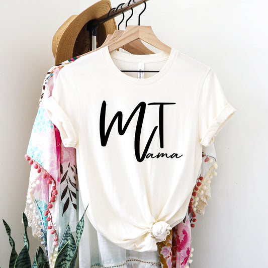 LADIES MONTANA MAMA TEE -NATURAL