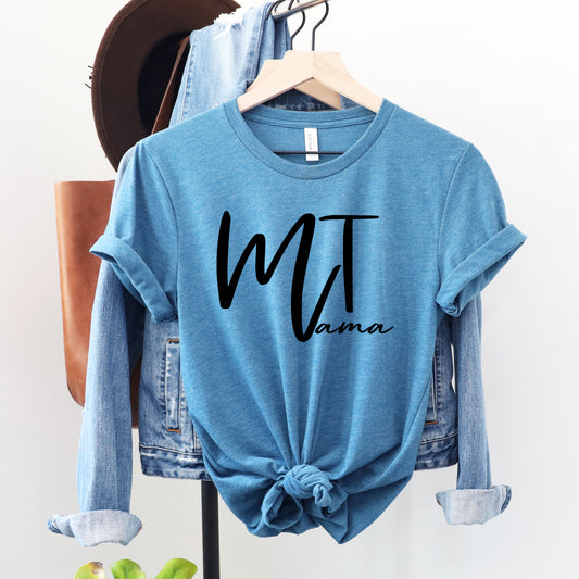 MONTANA MAMA TEE -DEEP TEAL