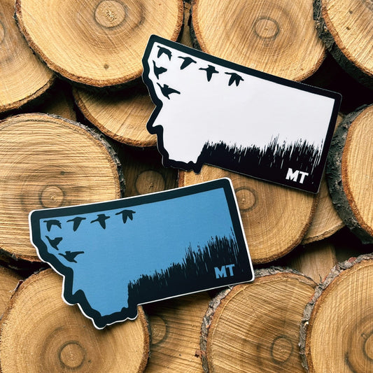 MONTANA WATERFOWL STICKERS