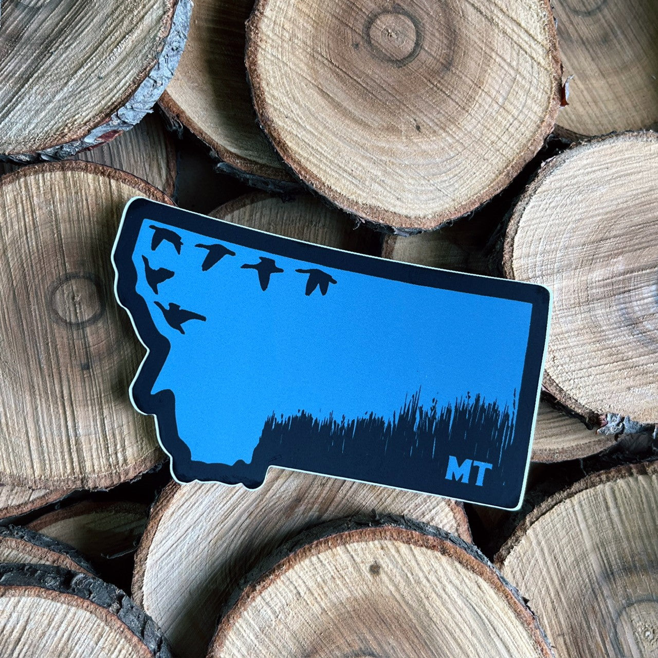 MONTANA WATERFOWL STICKERS