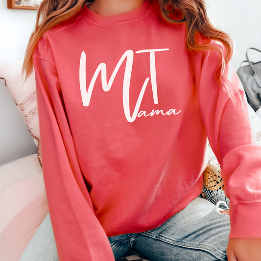 MONTANA MAMA CREWNECK SWEATSHIRT -WATERMELON