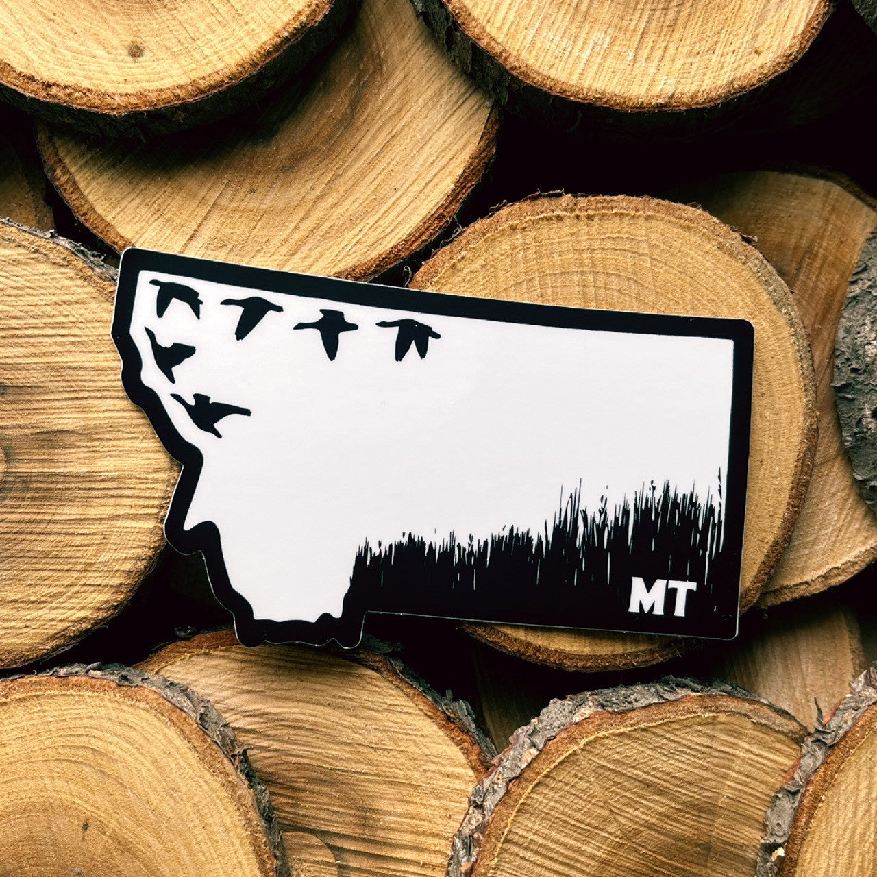 MONTANA WATERFOWL STICKERS