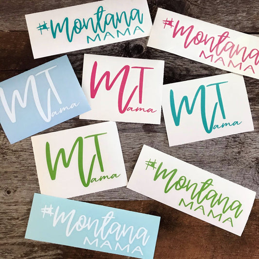 MONTANA MAMA DECALS